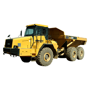Самосвал с шарнирно-сочлененной рамой Komatsu HM350-1
