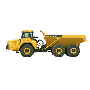 Самосвал с шарнирно-сочлененной рамой Komatsu HM400-1