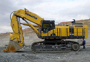 Экскаватор Komatsu PC1250-7 прямая лопата