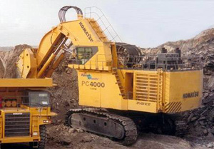 Экскаватор Komatsu PC4000-6 прямая лопата