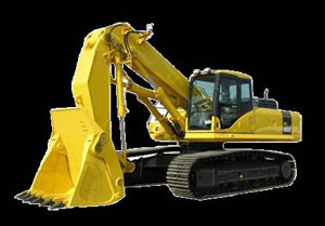 Экскаватор Komatsu PC400-7 прямая лопата